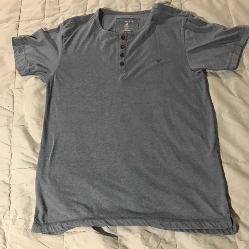 Blue Henley Tee